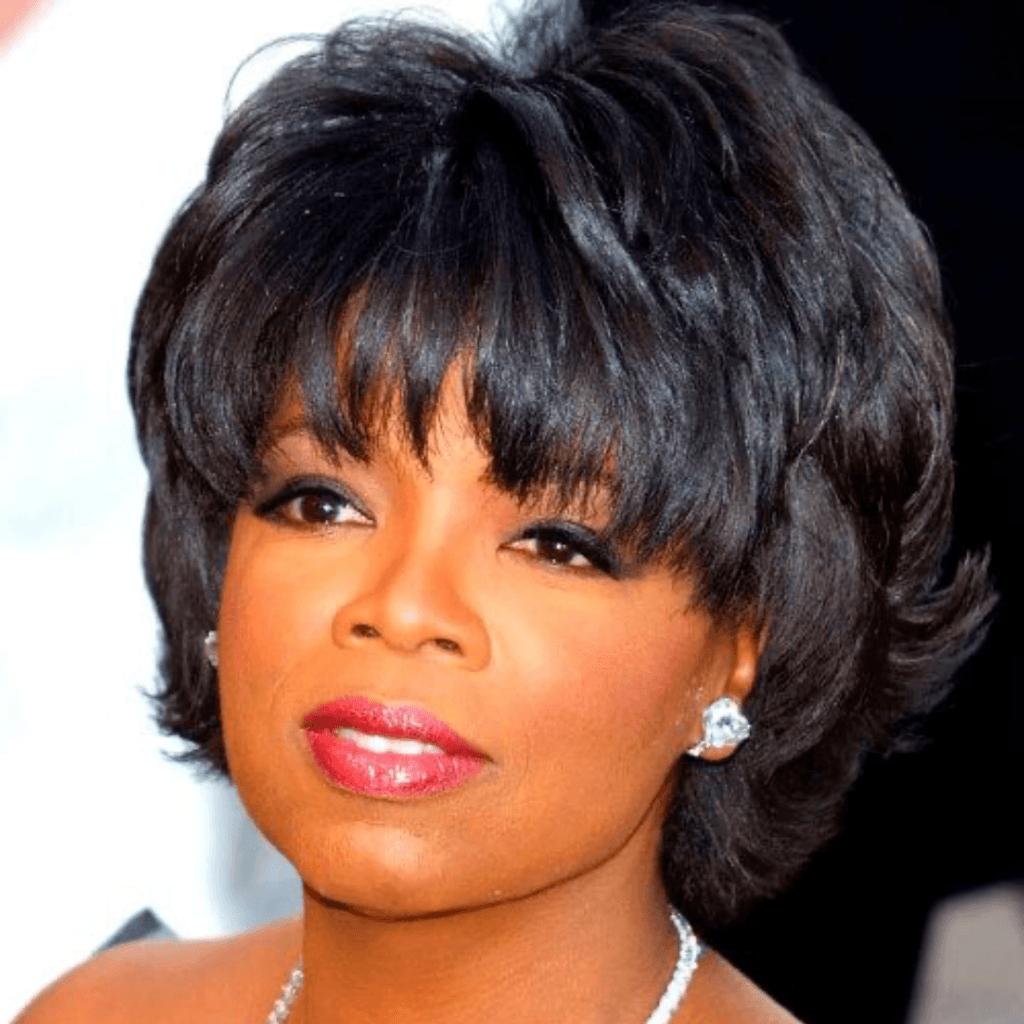 Oprah's  bob cut hairstyle