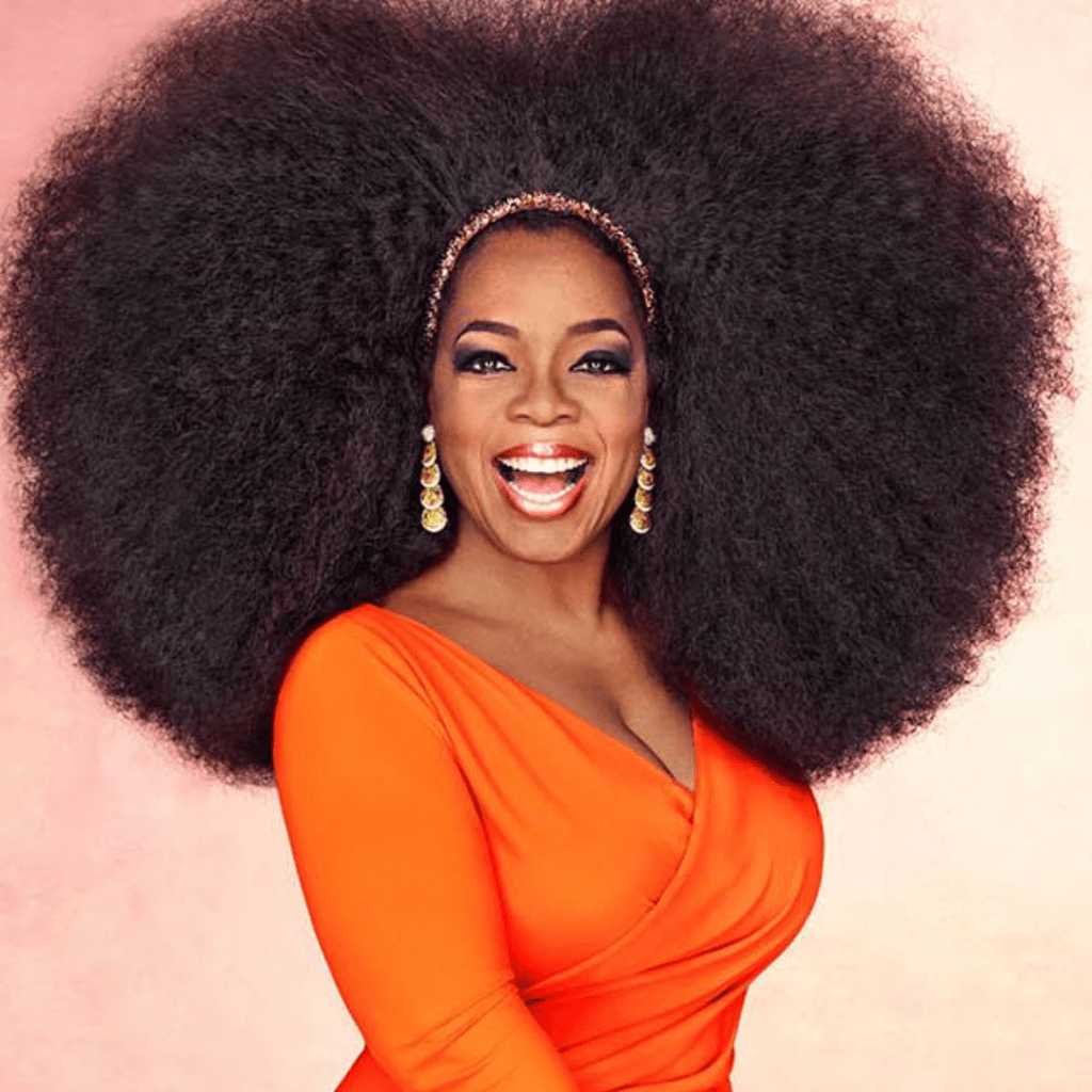 Ophra's Iconic Afro hair extensions