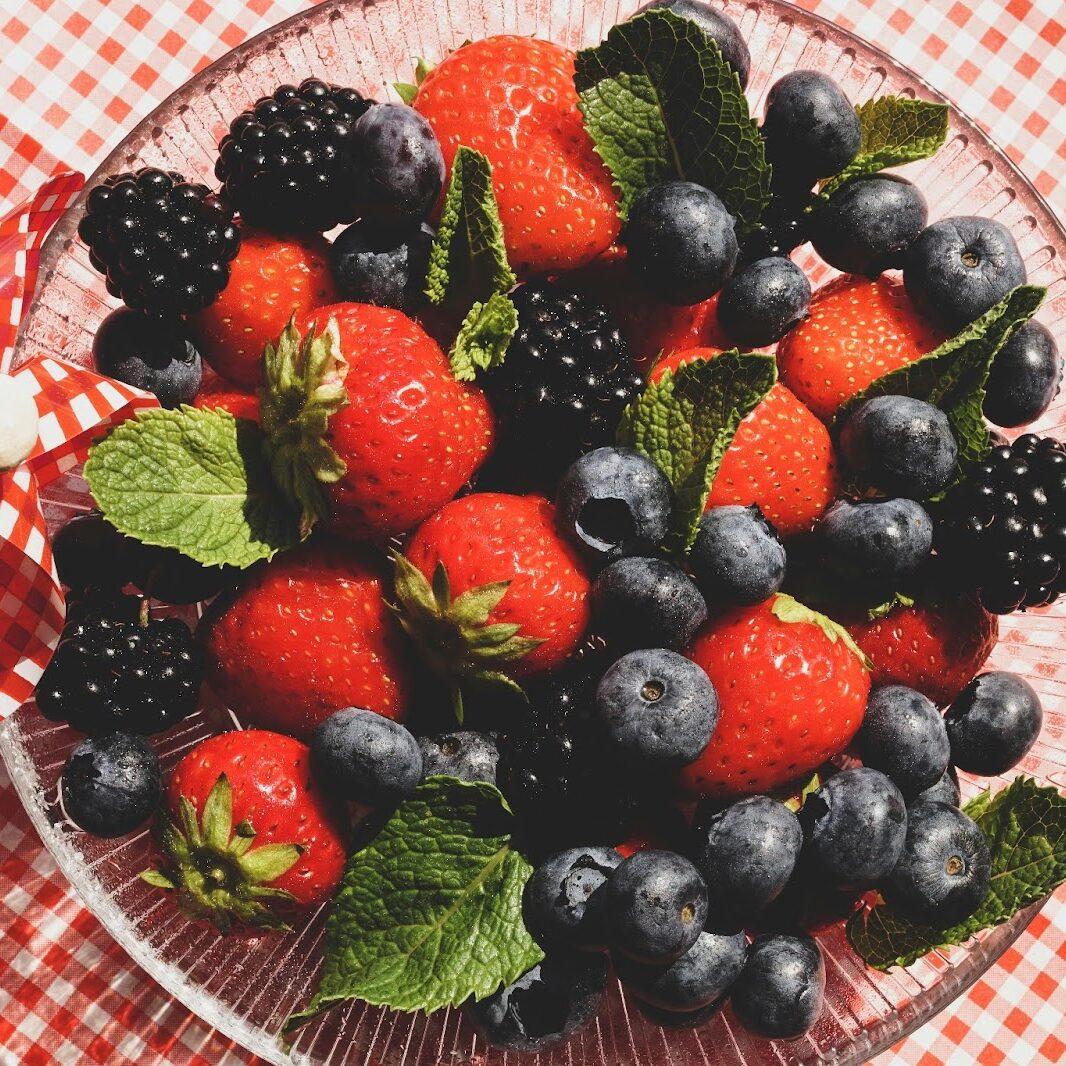 berries food for good hair 
