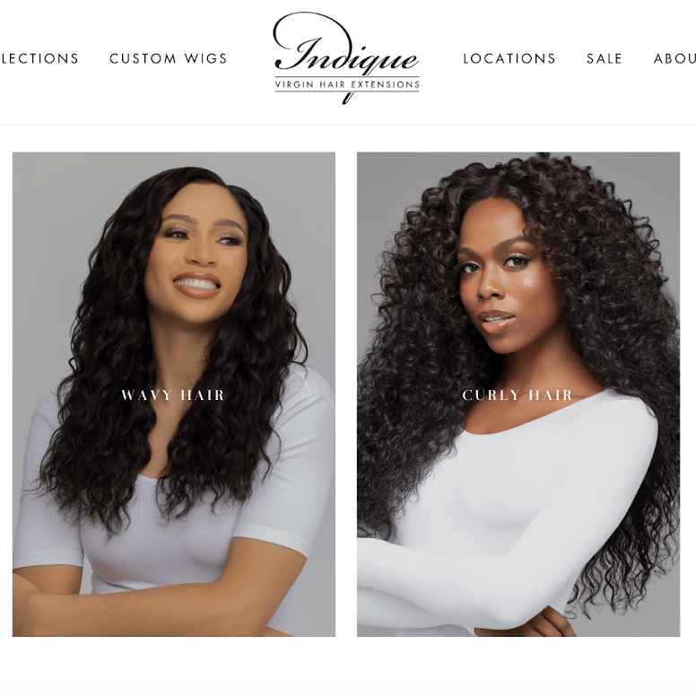 curly indique hair extensions